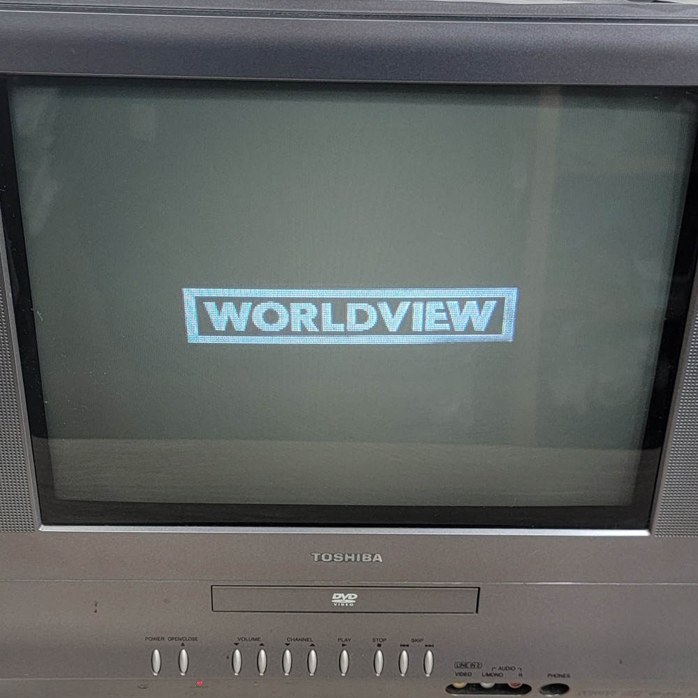 Toshiba MD14H63 14" CRT TV DVD Combo Retro Gaming Silver Black 2007 w/ Manual